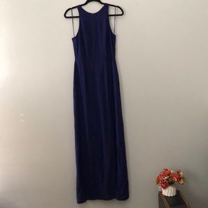 Racer back maxi dress with side slit